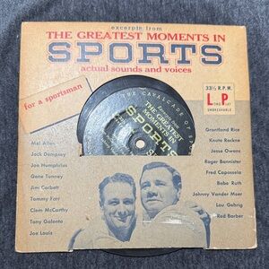 The Greatest Moments in Sports Vinyl Record